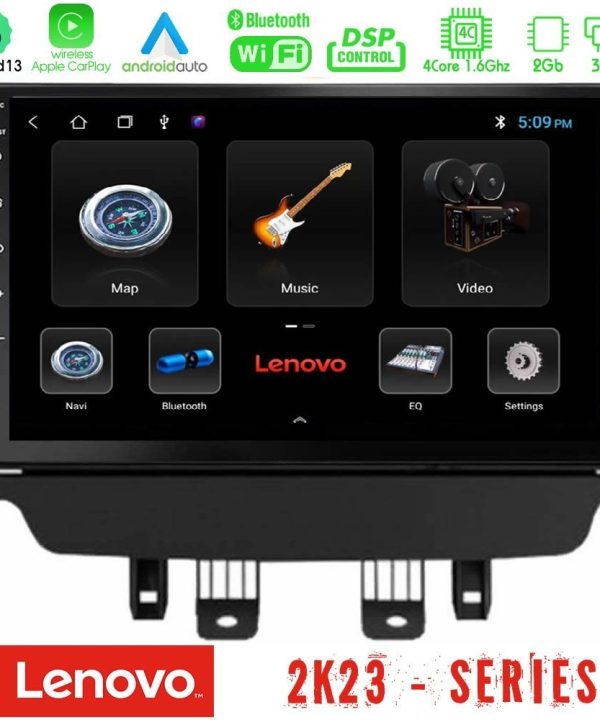 Kimpiris - Lenovo Car Pad Mazda 2 2014-2021 4Core Android 13 2+32GB Navigation Multimedia Tablet 9"