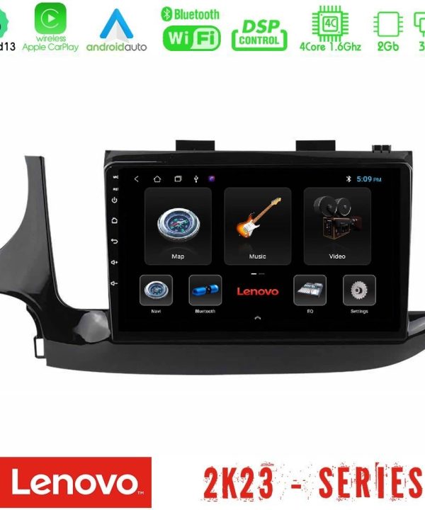 Kimpiris - Lenovo Car Pad Opel Mokka 2016-2020 4Core Android 13 2+32GB Navigation Multimedia Tablet 9"