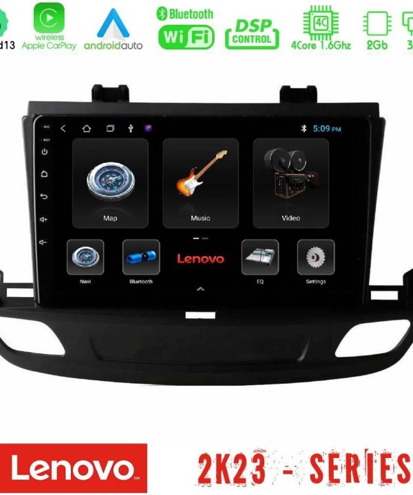 Kimpiris - Lenovo Car Pad Opel Insignia 2 2017-2020 4Core Android 13 2+32GB Navigation Multimedia Tablet 9"