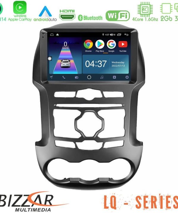 Kimpiris - Bizzar LQ Series 4Core Android14 2+32GB Ford Ranger 2012-2016 Navigation Multimedia Tablet 9" Με Carplay & Android Auto