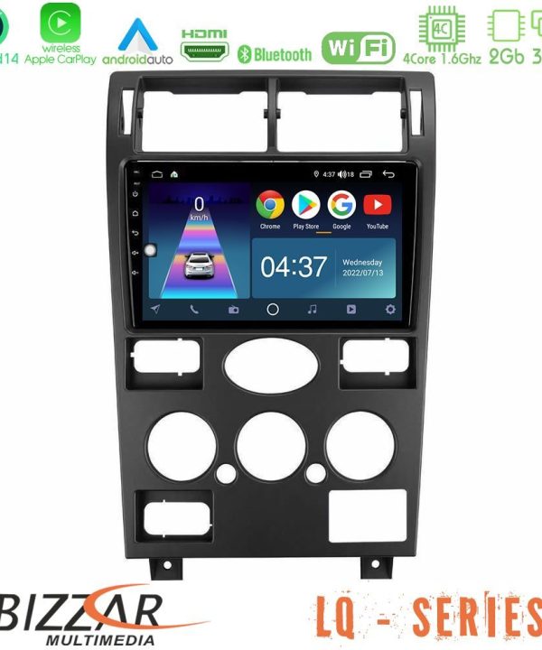Kimpiris - Bizzar LQ Series 4Core Android14 2+32GB Ford Mondeo 2001-2004 Navigation Multimedia Tablet 9" Με Carplay & Android Auto