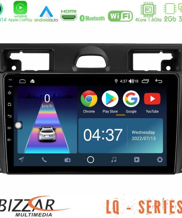 Kimpiris - Bizzar LQ Series 4Core Android14 2+32GB Ford Fiesta/Fusion Navigation Multimedia Tablet 9" Με Carplay & Android Auto