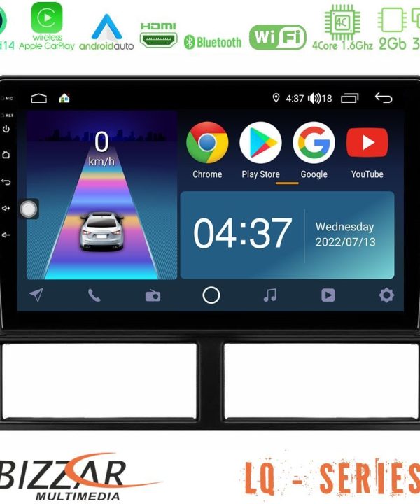 Kimpiris - Bizzar LQ Series 4Core Android14 2+32GB Jeep Grand Cherokee 1999-2004 Navigation Multimedia Tablet 9" Με Carplay & Android Auto