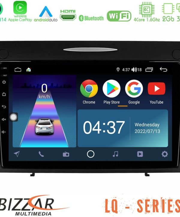 Kimpiris - Bizzar LQ Series 4Core Android14 2+32GB Mercedes SLK Class Navigation Multimedia Tablet 9" Με Carplay & Android Auto