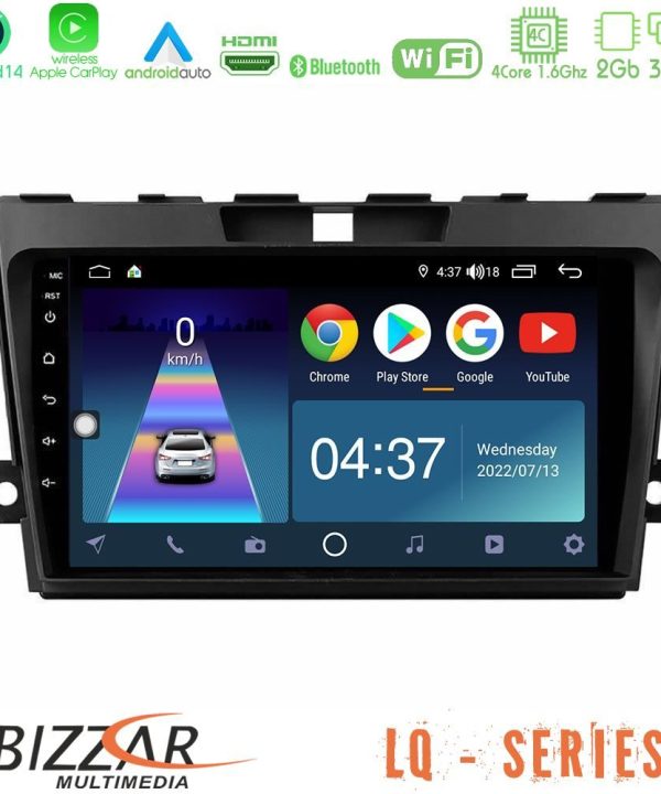 Kimpiris - Bizzar LQ Series 4Core Android14 2+32GB Mazda CX-7 2007-2011 Navigation Multimedia Tablet 9" Με Carplay & Android Auto
