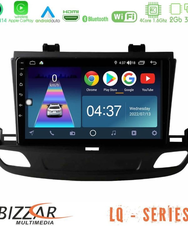 Kimpiris - Bizzar LQ Series 4Core Android14 2+32GB Opel Insignia 2 2017-2020 Navigation Multimedia Tablet 9"  Με Carplay & Android Auto