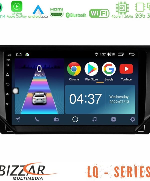 Kimpiris - Bizzar LQ Series 4Core Android14 2+32GB Seat Arona/Ibiza Navigation Multimedia Tablet 9" Με Carplay & Android Auto