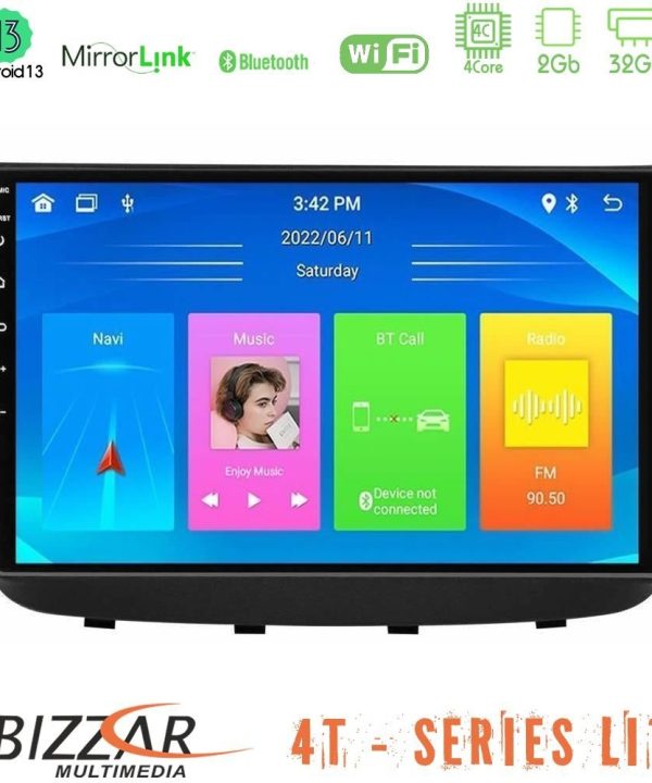 Kimpiris - Bizzar 4T Series Mercedes Vito/Viano 2003-2006 4Core Android13 2+32GB Navigation Multimedia Tablet 10"