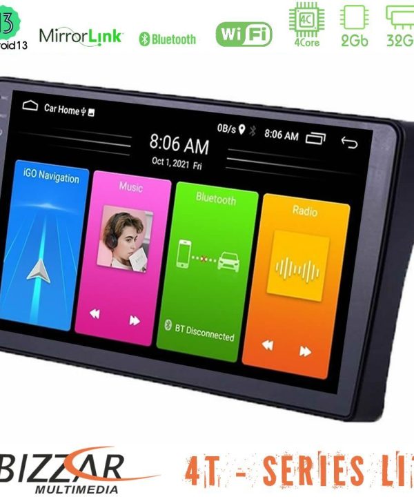 Kimpiris - Bizzar 4T Series Nissan Navara/Pathfinder 4Core Android13 2+32GB Navigation Multimedia Tablet 9"