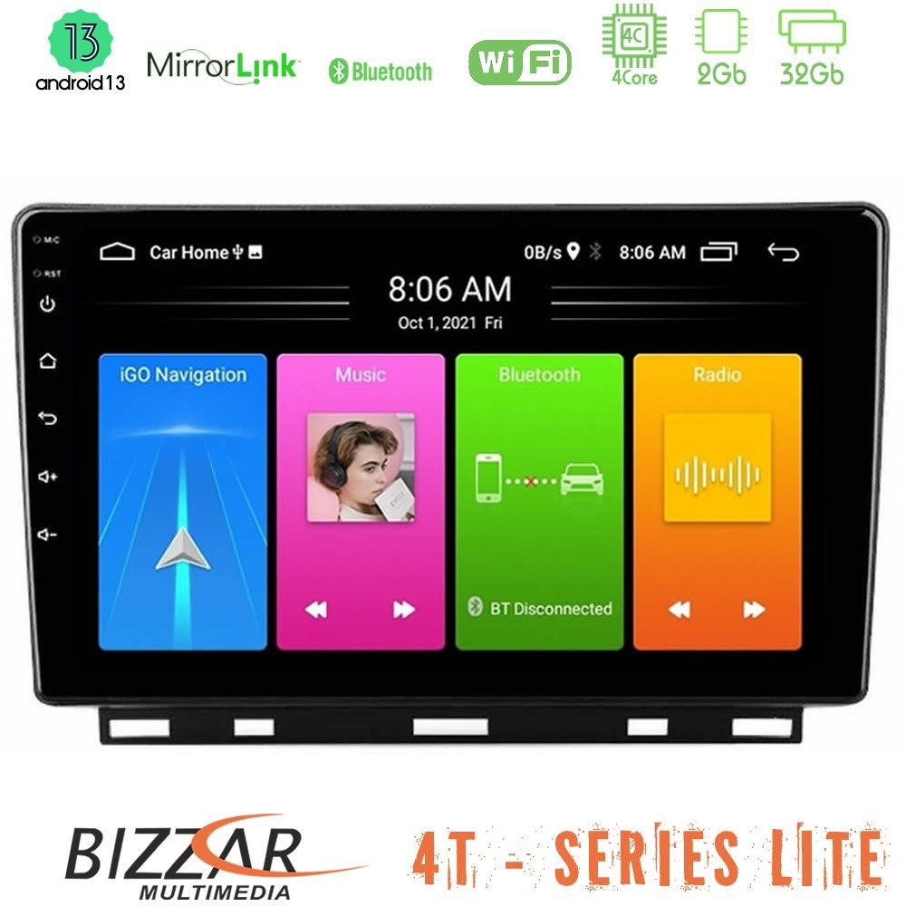 Kimpiris - Bizzar 4T Series Renault Clio 5 2020-2024 4Core Android13 2+32GB Navigation Multimedia Tablet 9"