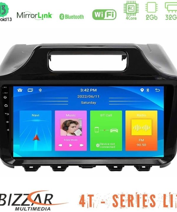 Kimpiris - Bizzar 4T Series Toyota iQ 2008 – 2015 4Core Android13 2+32GB Navigation Multimedia Tablet 9"