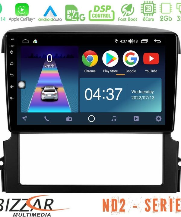 Kimpiris - Bizzar ND2 Series 8Core Android14 2+32GB  Kia Sorento Navigation Multimedia Tablet 9" Με Carplay & Android Auto
