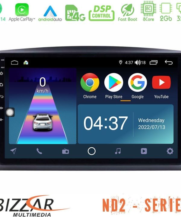 Kimpiris - Bizzar ND2 Series 8Core Android14 2+32GB  Mercedes Vito 2015-2021 Navigation Multimedia Tablet 10" Με Carplay & Android Auto