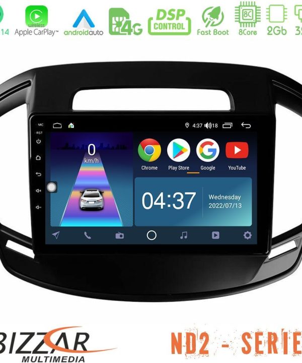 Kimpiris - Bizzar ND2 Series 8Core Android14 2+32GB  Opel Insignia 2014-2017 Navigation Multimedia Tablet 9" Με Carplay & Android Auto