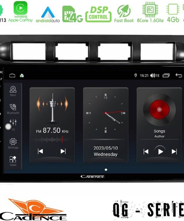 Kimpiris - Cadence QG Series 8Core Android13 4+64GB Kia Picanto 2004-2007 Navigation Multimedia Tablet 10"