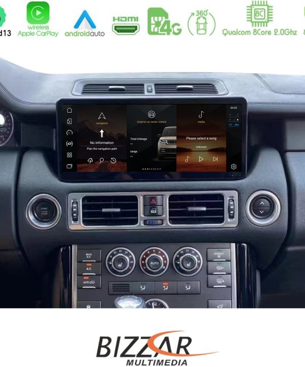 Kimpiris - Bizzar OEM Range Rover L322 2002 – 2005 8core Android13 8+128GB Navigation Multimedia 12.3"