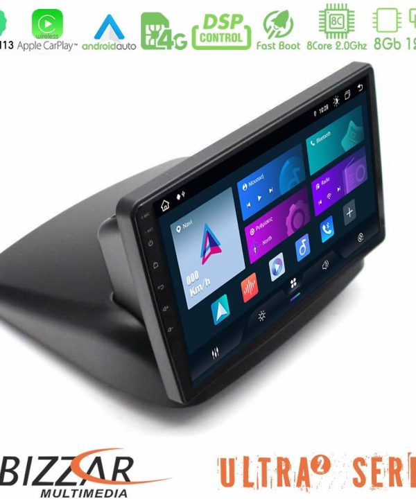 Kimpiris - Bizzar Ultra Series Fiat Doblo 2002 – 2009 8core Android13 8+128GB Navigation Multimedia Tablet 9"
