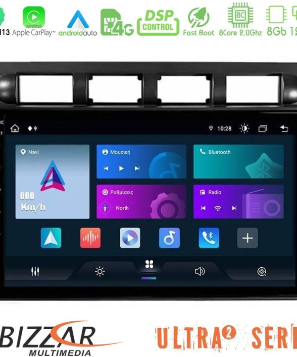 Kimpiris - Bizzar Ultra Series Kia Picanto 2004-2007 8core Android13 8+128GB Navigation Multimedia Tablet 9"