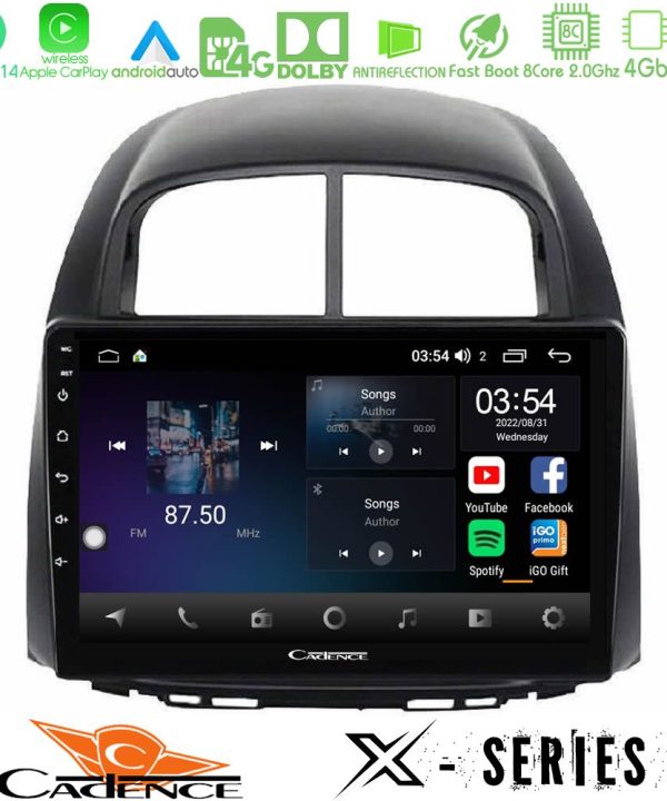 Kimpiris - Cadence X Series Daihatsu Sirion/Subaru Justy 8core Android 14 4+64GB Navigation Multimedia Tablet 10"