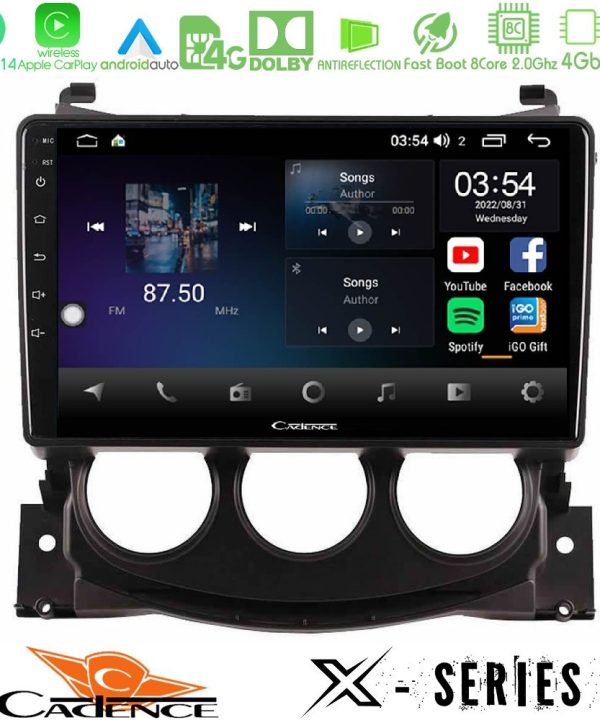Kimpiris - Cadence X Series Nissan 370Z 2009-2013 8core Android 14 4+64GB Navigation Multimedia Tablet 9"