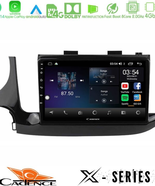 Kimpiris - Cadence X Series Opel Mokka 2016-2020 8core Android 14 4+64GB Navigation Multimedia Tablet 9"