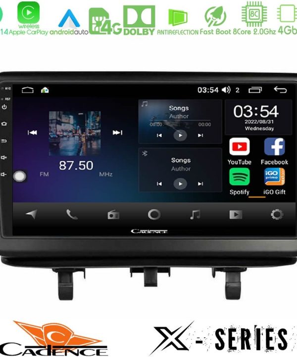 Kimpiris - Cadence X Series Opel Meriva B 2010-2017 8core Android 14 4+64GB Navigation Multimedia Tablet 9"