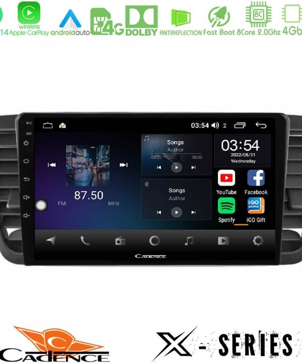 Kimpiris - Cadence X Series Subaru Legacy/Outback 2002-2008 8core Android 14 4+64GB Navigation Multimedia Tablet 9"