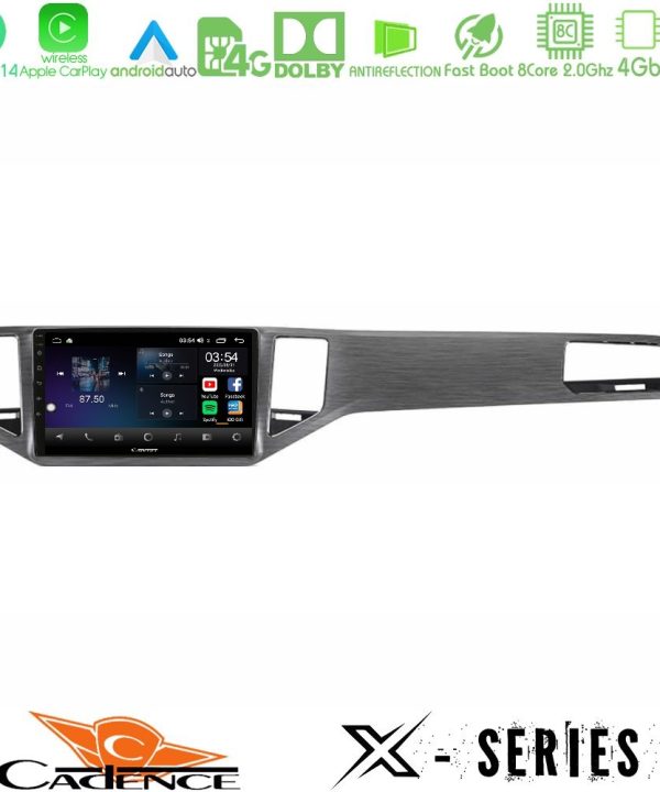 Kimpiris - Cadence X Series VW Sportsvan 2014-2020 8core Android 14 4+64GB Navigation Multimedia Tablet 9"