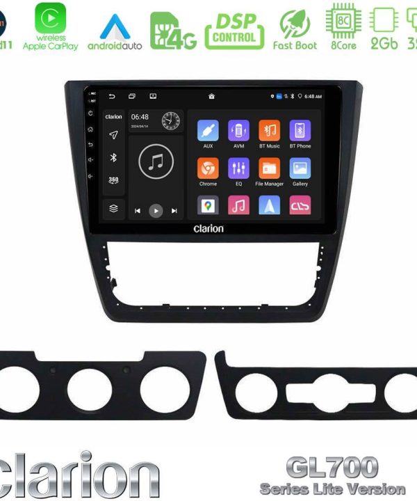 Kimpiris - Clarion GL700 Lite Series 8Core Android11 2+32GB Skoda Yeti 2009-> Navigation Multimedia Tablet 10" Με Carplay & Android Auto