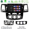 Kimpiris - Clarion GL700 Lite Series 8Core Android11 6+128GB Toyota Hilux 2007-2011 Navigation Multimedia Tablet 9" Με Carplay & Android Auto