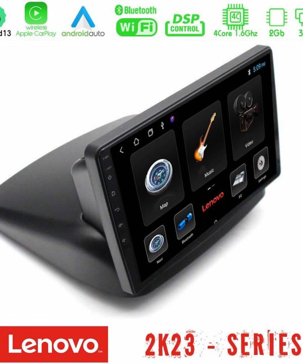Kimpiris - Lenovo Car Pad Fiat Doblo 2002 – 2009 4Core Android 13 2+32GB Navigation Multimedia Tablet 10"