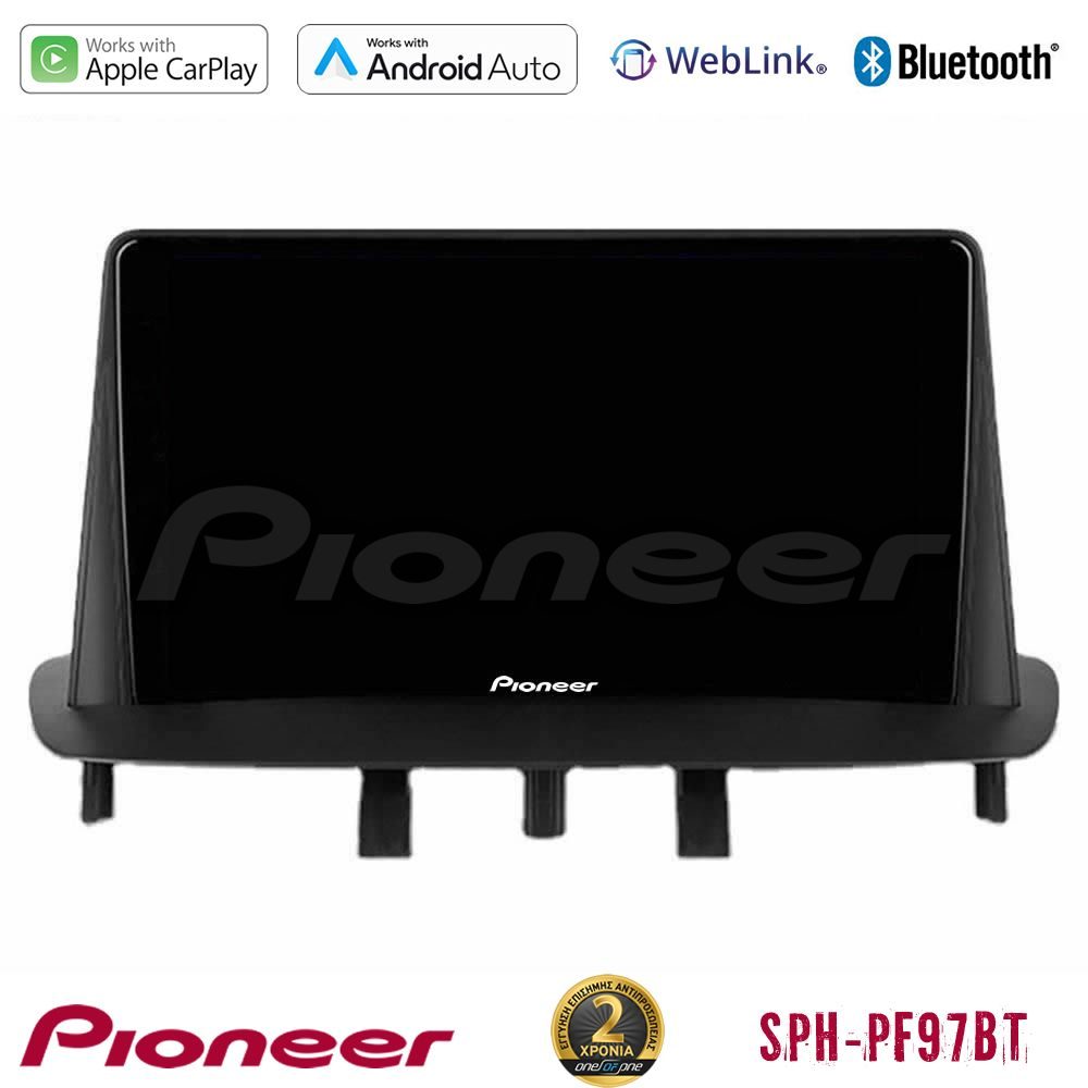 Kimpiris - Pioneer SPH-PF97BT Series Renault Megane 3 2009-2015 Multimedia Station 9" (Tablet Style) Με Carplay & Android Auto