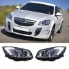 Kimpiris - Μπροστινά Φανάρια Set Για Opel Insignia 08-12 TRU DRL Μαύρα H7 Carner