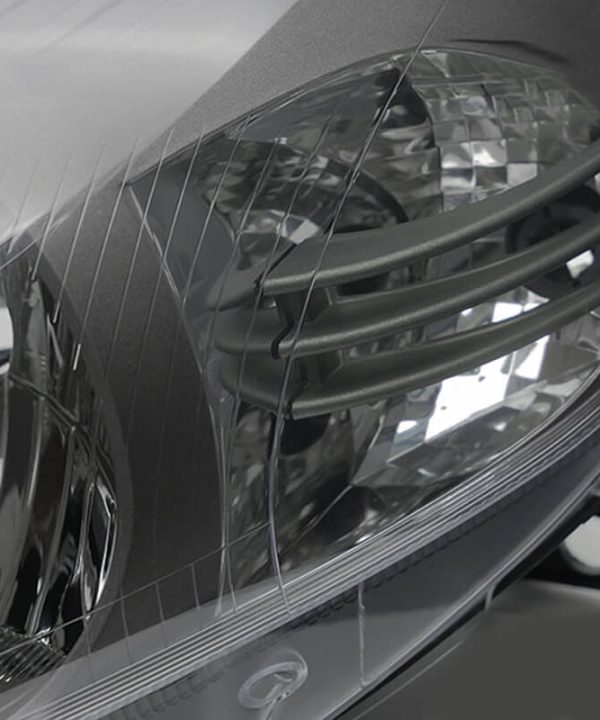Alternative view of Φανάρι Μπροστινό Αριστερό Για Fiat Grande Punto 05-08 Μαύρα "Abarth Look" H4 Με Μοτέρ TYC