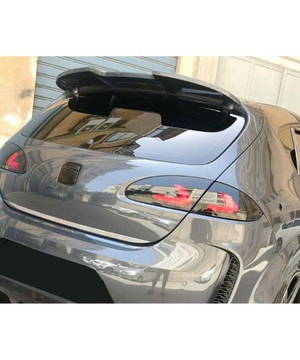 Alternative view of Αεροτομή Οροφής Για Seat Leon 1P 09-13 Cupra Look V1 Από Abs Πλαστικό Μαύρη Γυαλιστερή