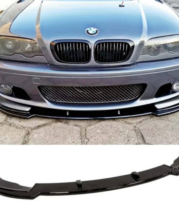 Kimpiris - Μπροστινό Spoiler Για Bmw 3 E46 99-03 M-Tech Γυαλιστερό Μαύρο Από Abs Πλαστικό