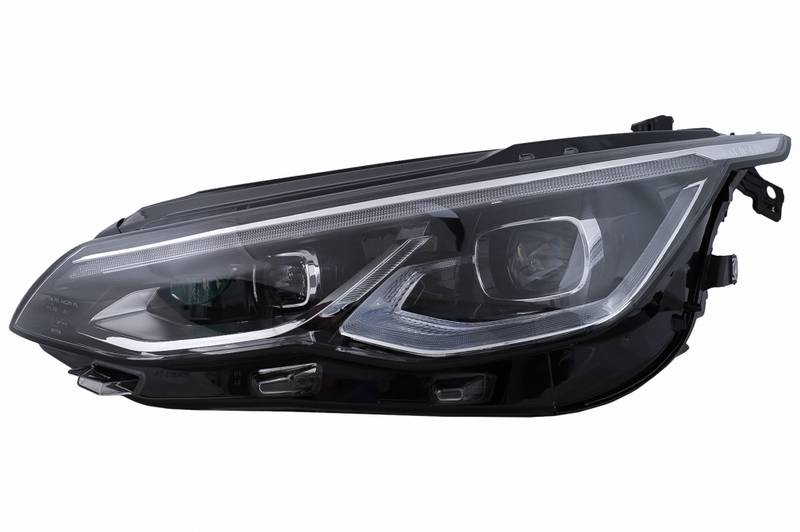 Μπροστινά Φανάρια Set Για Vw Golf VIII (8) 19-24 R Look DRL & Dynamic Φλας Μαύρα Με Χρώμιο Με Μοτέρ Carner - Image 2