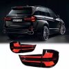 Kimpiris - Πισινά Φανάρια Set Για Bmw X5 F15 (2013-2018) Led Bar Upgrade to G05 LCI Look Smoke