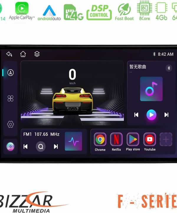 Kimpiris - Bizzar F Series 8Core Android14 4+64GB  Alfa Romeo Mito 2008-2014 Navigation Multimedia Tablet 9" Με Carplay & Android Auto Με Carplay & Android Auto
