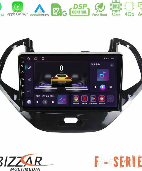 Kimpiris - Bizzar F Series 8Core Android14 4+64GB Ford KA 2016-2020 Navigation Multimedia Tablet 9" Με Carplay & Android Auto