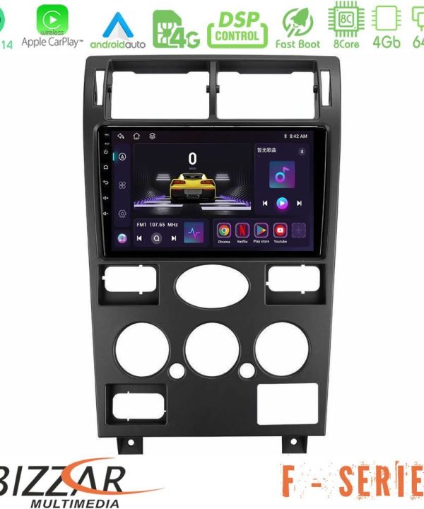 Kimpiris - Bizzar F Series 8Core Android14 4+64GB  Ford Mondeo 2001-2004 Navigation Multimedia Tablet 9" Με Carplay & Android Auto