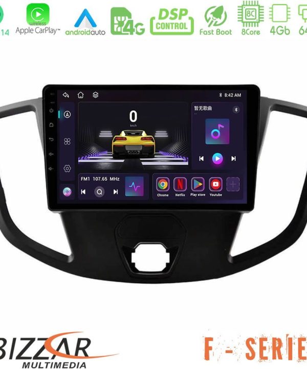 Kimpiris - Bizzar F Series 8Core Android14 4+64GB  Ford Transit 2014-> Navigation Multimedia Tablet 9" Με Carplay & Android Auto