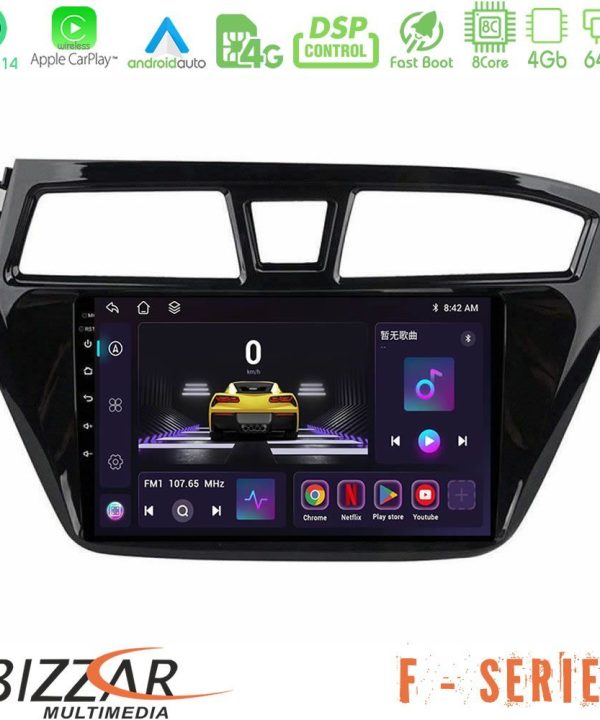 Kimpiris - Bizzar F Series 8Core Android14 4+64GB  Hyundai i20 2014-2018 Navigation Multimedia Tablet 9" Με Carplay & Android Auto