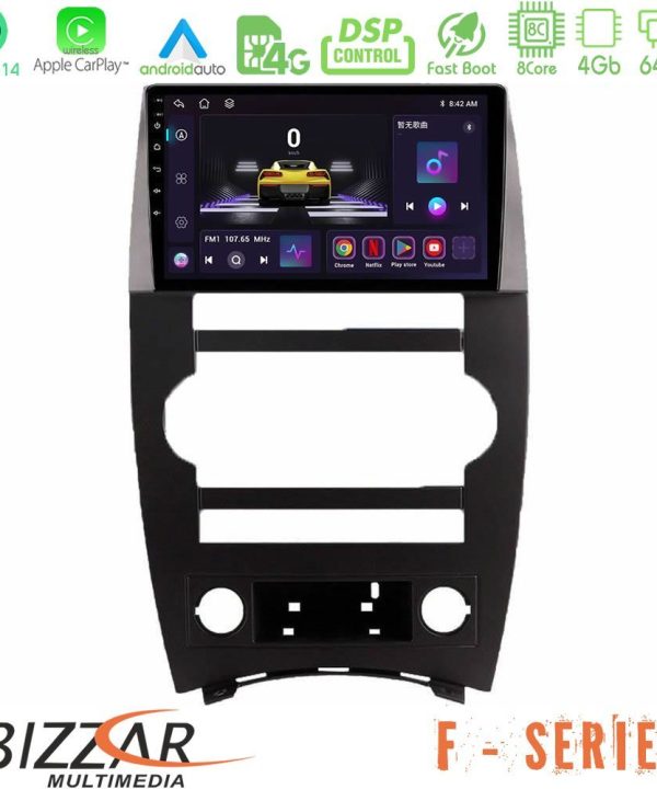 Kimpiris - Bizzar F Series 8Core Android14 4+64GB  Jeep Commander 2007-2008 Navigation Multimedia Tablet 9" Με Carplay & Android Auto