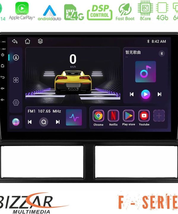 Kimpiris - Bizzar F Series 8Core Android14 4+64GB  Jeep Grand Cherokee 1999-2004 Navigation Multimedia Tablet 9" Με Carplay & Android Auto
