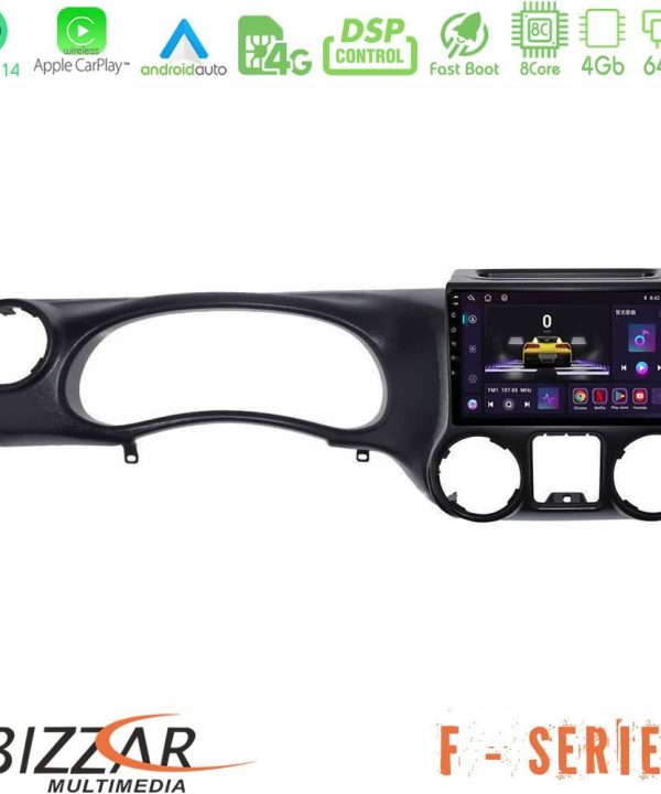 Kimpiris - Bizzar F Series 8Core Android14 4+64GB  Jeep Wrangler 2011-2014 Navigation Multimedia Tablet 9" Με Carplay & Android Auto