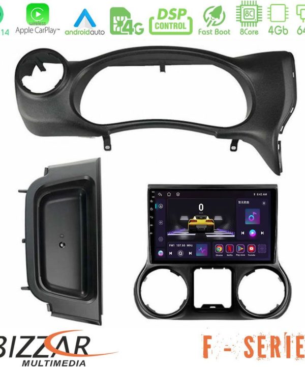 Kimpiris - Bizzar F Series 8Core Android14 4+64GB  Jeep Wrangler 2014-2017 Navigation Multimedia Tablet 9" Με Carplay & Android Auto