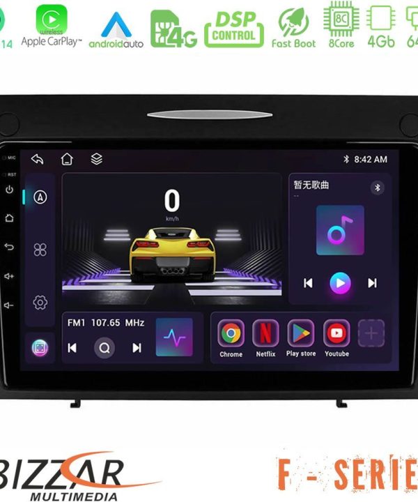 Kimpiris - Bizzar F Series 8Core Android14 4+64GB  Mercedes SLK Class Navigation Multimedia Tablet 9" Με Carplay & Android Auto