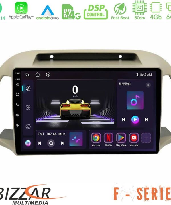 Kimpiris - Bizzar F Series 8Core Android14 4+64GB  Nissan Micra K12 2002-2010 Navigation Multimedia Tablet 9" Με Carplay & Android Auto