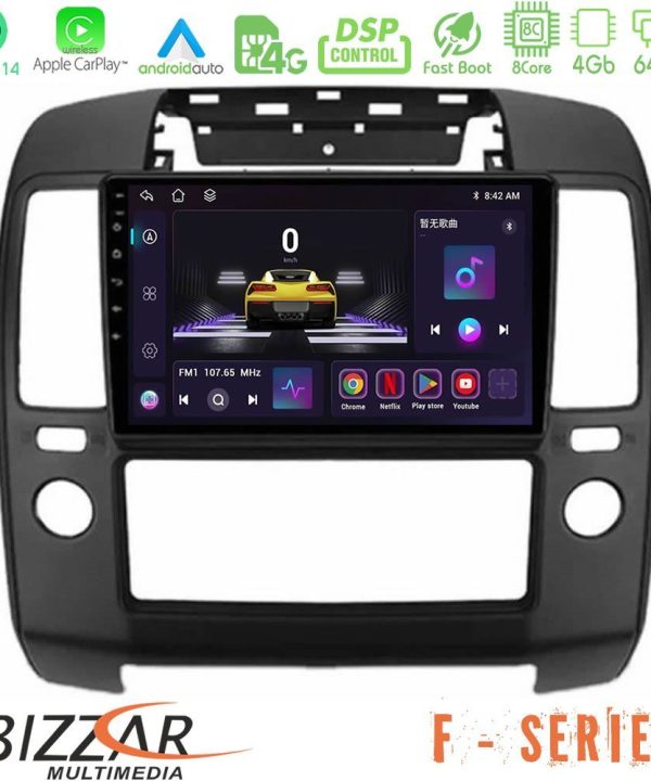 Kimpiris - Bizzar F Series 8Core Android14 4+64GB  Nissan Navara Navigation Multimedia Tablet 9" Με Carplay & Android Auto